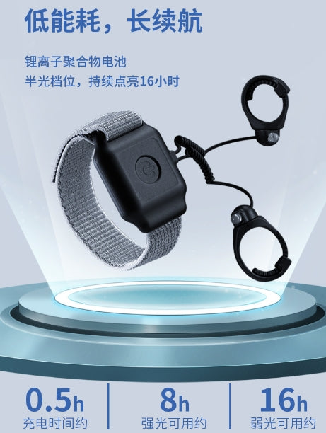 Watch style finger light