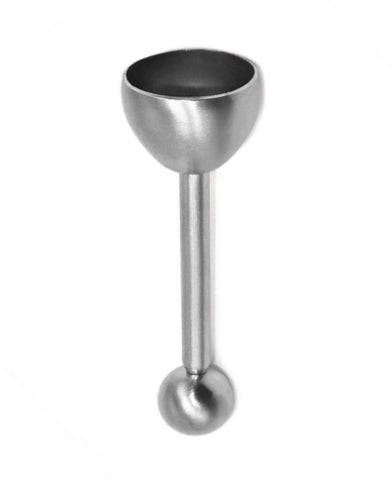 Stainless steel eggshell opening tool